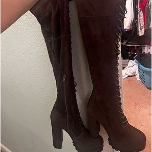 Thigh High Platform Boots